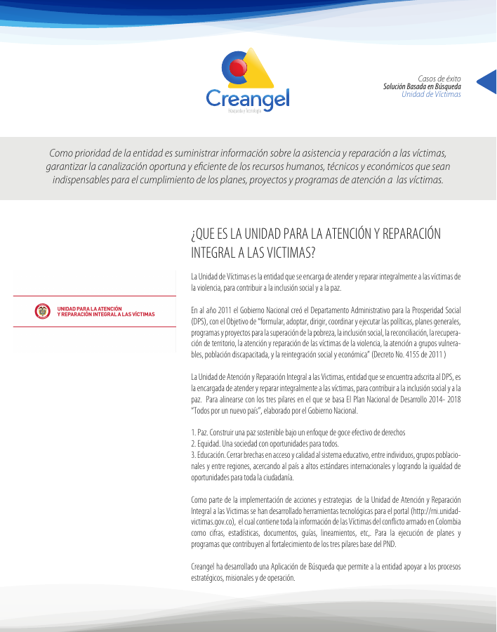 Portada de Caso Unidad para las Víctimas