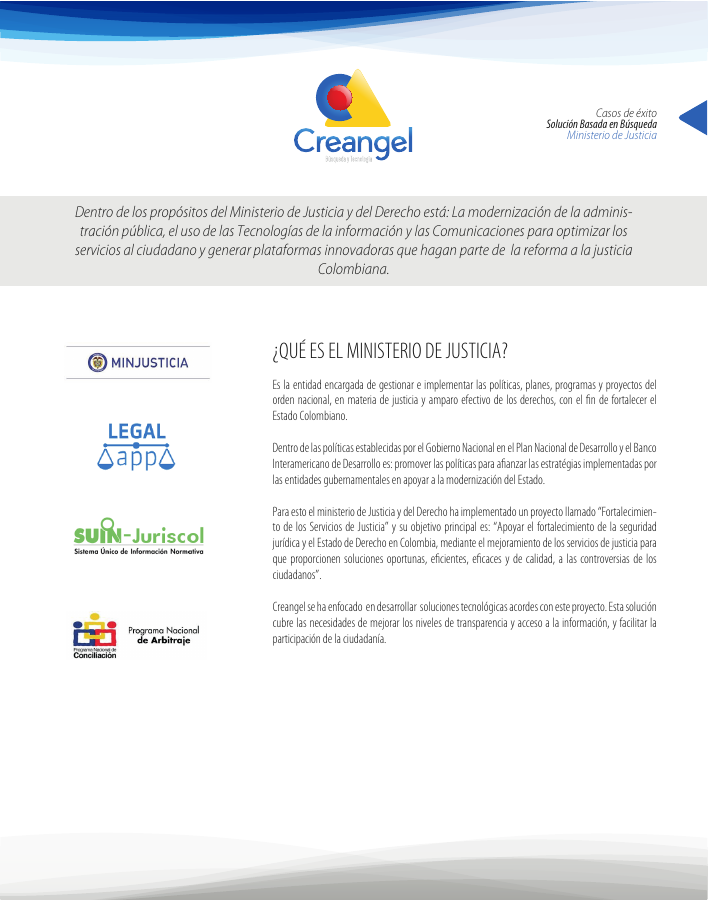 Portada de Caso Ministerio de Justicia
