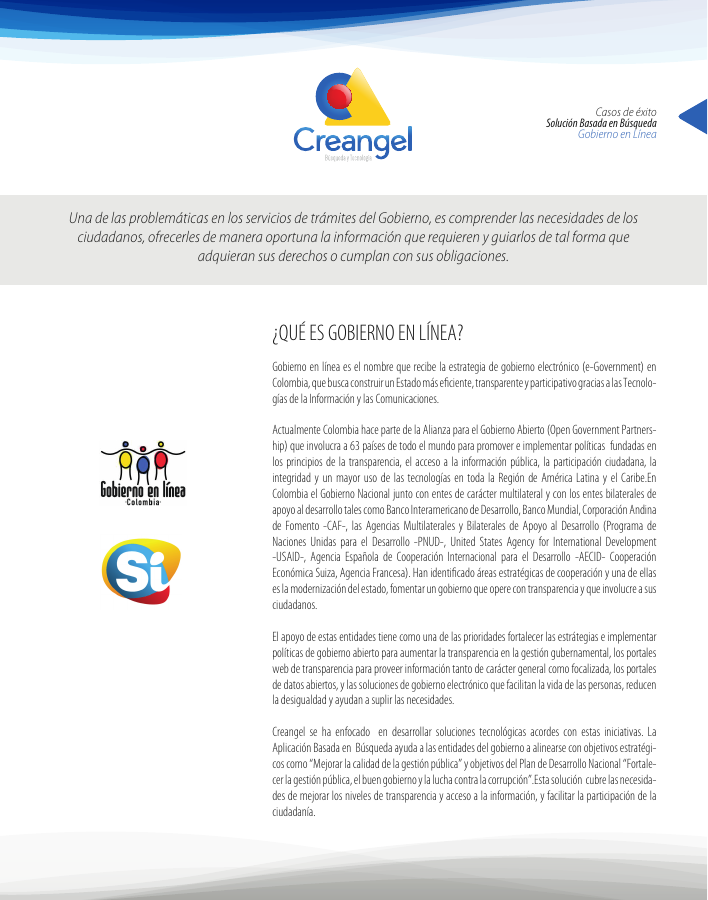 Portada de Caso Gobierno en Línea